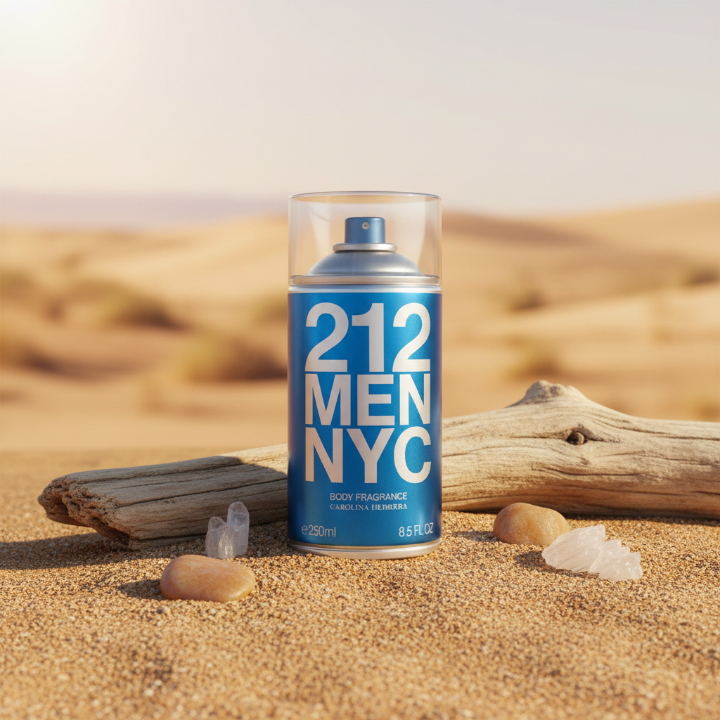 212 Vip Nyc Men Body Spray Masculino - Carolina Herrera - Universo do Perfume