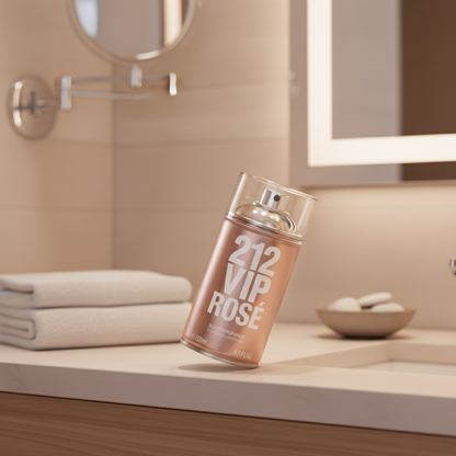 212 Vip Rosé Body Spray Feminino - Carolina Herrera - Universo do Perfume