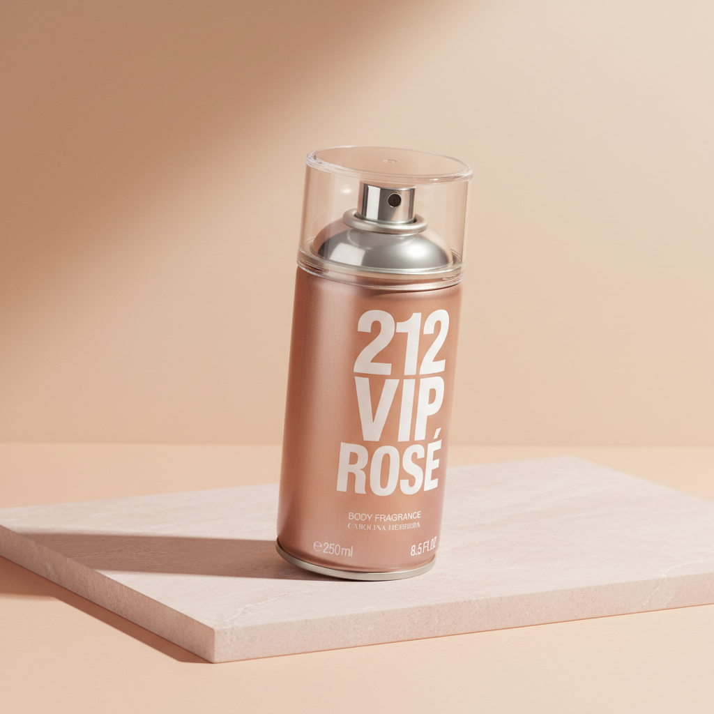 212 Vip Rosé Body Spray Feminino - Carolina Herrera - Universo do Perfume