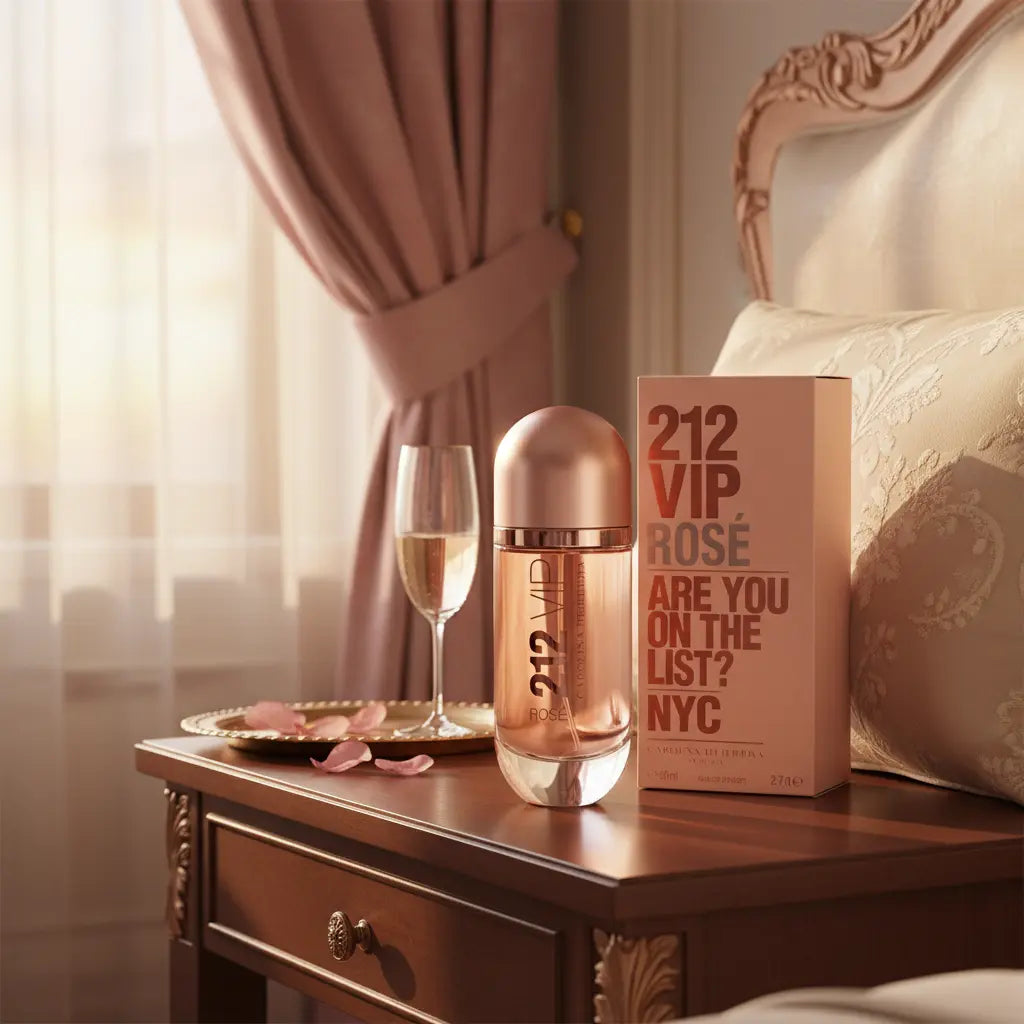 212 Vip Rosé Eau de Parfum Feminino - Carolina Herrera - Universo do Perfume