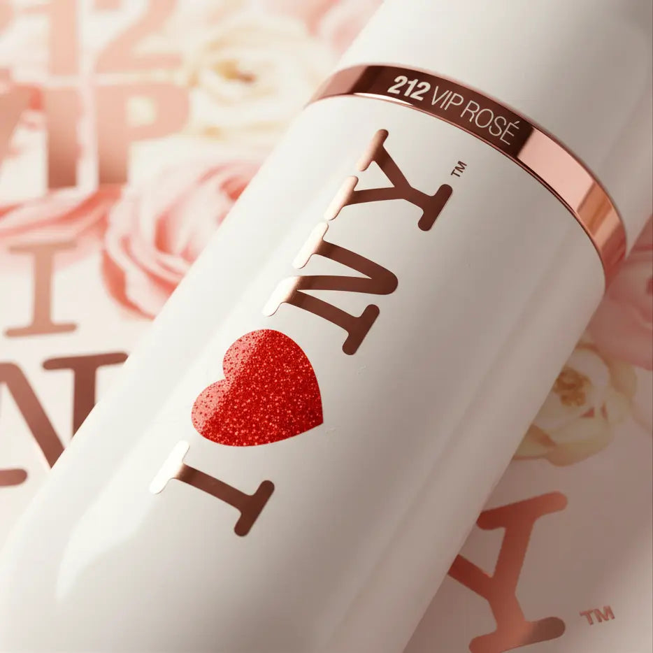 212 Vip Rose I Love Ny Eau de Parfum Feminino - Carolina Herrera - Universo do Perfume