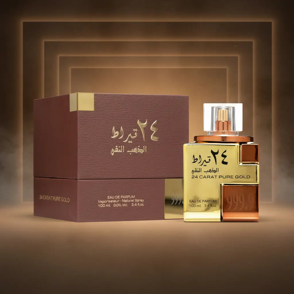 24 Carat Pure Gold Eau de Parfum Feminino - Lattafa - Universo do Perfume