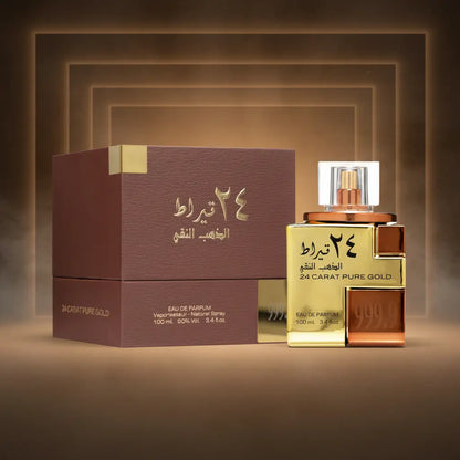 24 Carat Pure Gold Eau de Parfum Feminino - Lattafa - Universo do Perfume