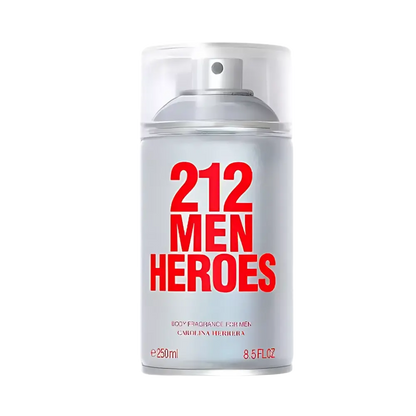212 Men Heroes Body Spray Masculino - Carolina Herrera - Universo do Perfume