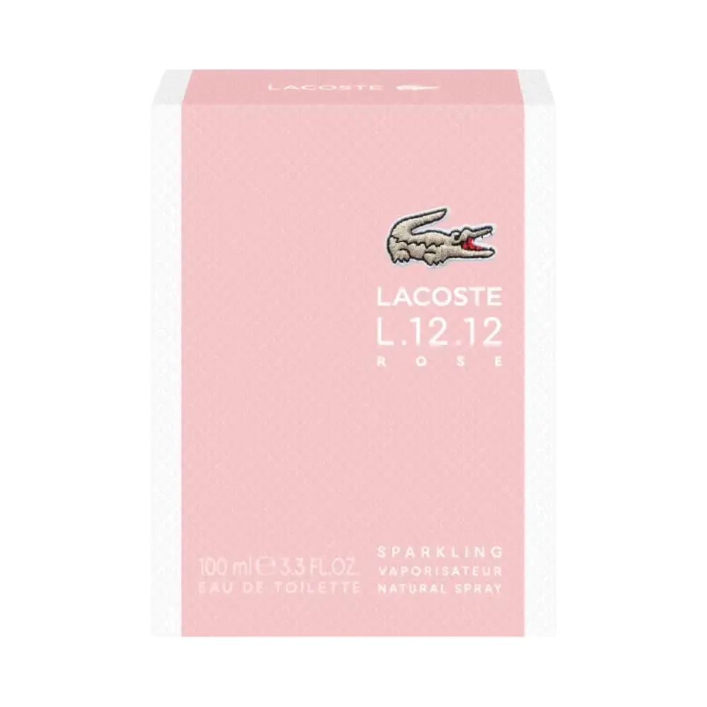 L.12.12 Rose Sparkling Eau de Toilette Feminino - Lacoste - Universo do Perfume