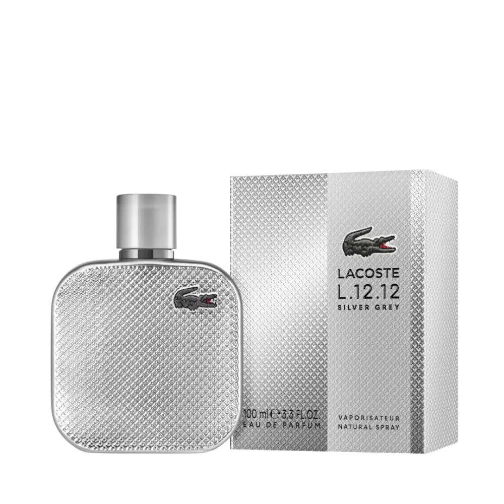 L.12.12 Silver Grey Eau de Parfum Masculino - Lacoste - Universo do Perfume