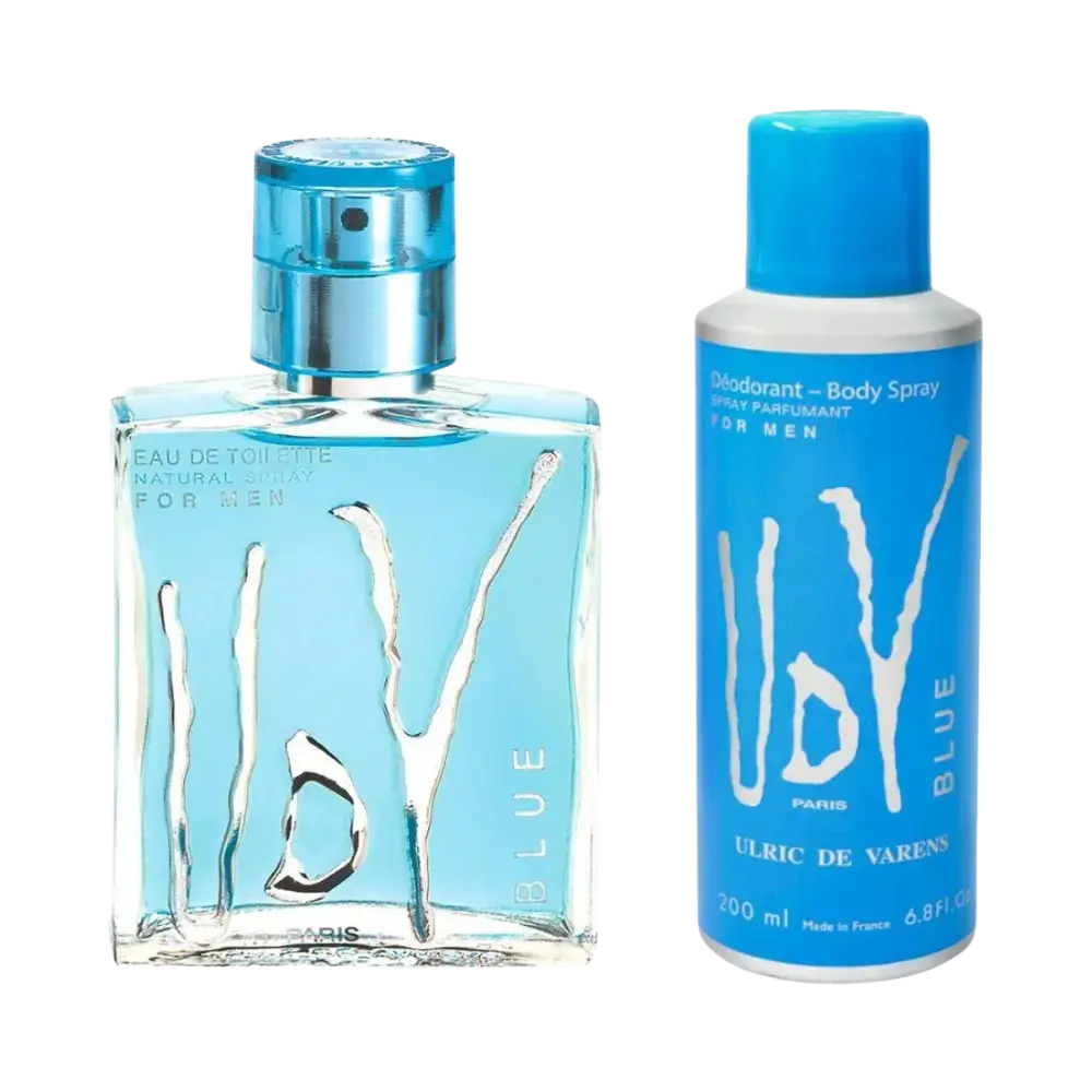 Kit Ulric de Varens Blue Masculino Eau de Toilette - Ulric de Varens - Universo do Perfume
