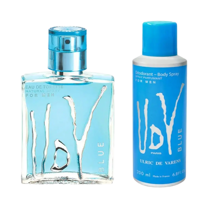 Kit Ulric de Varens Blue Masculino Eau de Toilette - Ulric de Varens - Universo do Perfume