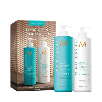 Kit Moroccanoil Duo Hydration Shampoo e Condicionador Todos os Cabelos - Moroccanoil - Universo do Perfume