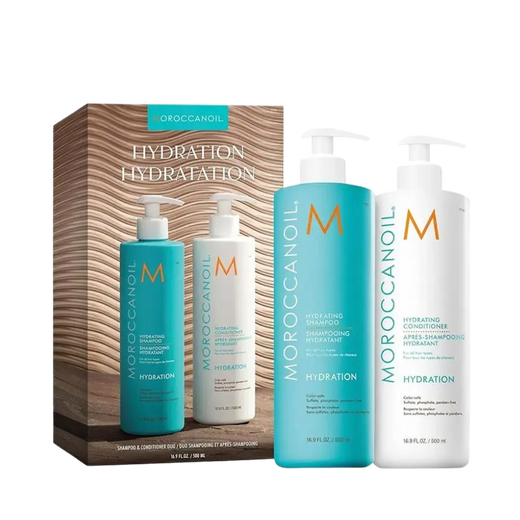 Kit Moroccanoil Duo Hydration Shampoo e Condicionador Todos os Cabelos - Moroccanoil - Universo do Perfume