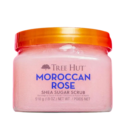 Moroccan Rose Shea Sugar Scrub Esfoliante Corporal - Tree Hut - Universo do Perfume