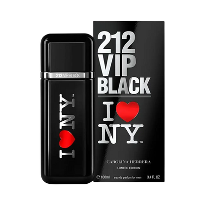 212 VIP Black I Love NY Eau de Parfum Masculino - Carolina Herrera - Universo do Perfume
