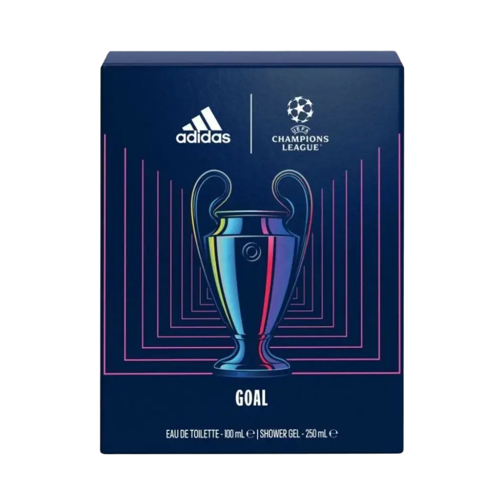 Kit Adidas Uefa Champions League Goal Eau de Toilette Masculino - Adidas - Universo do Perfume