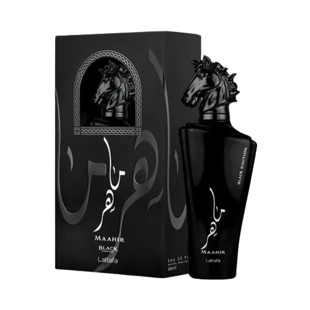 Lattafa Maahir Black Edition Eau de Parfum Unissex - Lattafa - Universo do Perfume