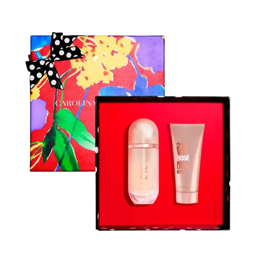 Kit 212 VIP Rosé Feminino Eau de Parfum - Carolina Herrera - Universo do Perfume