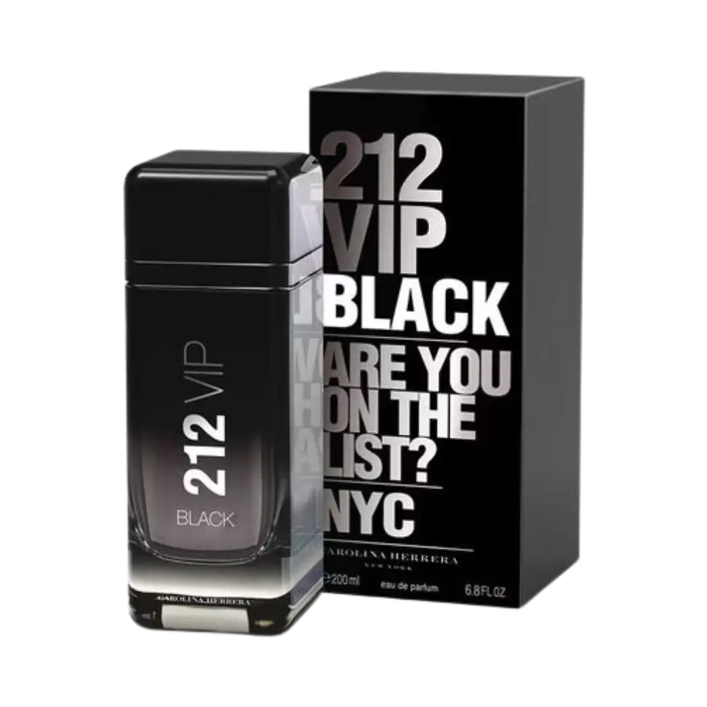 212 Vip Black Eau de Parfum Masculino - Carolina Herrera - Universo do Perfume