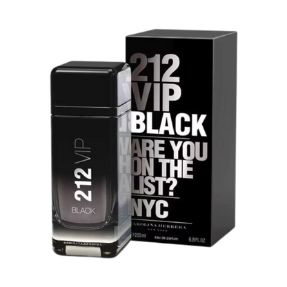 212 Vip Black Eau de Parfum Masculino - Carolina Herrera - Universo do Perfume