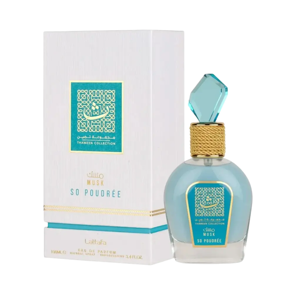 Musk So Poudrée Thameen Collection Eau de Parfum Feminino - Lattafa - Universo do Perfume