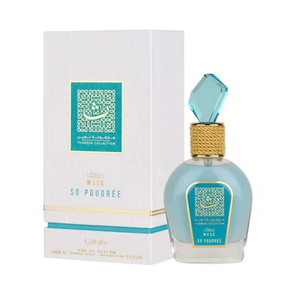 Musk So Poudrée Thameen Collection Eau de Parfum Feminino - Lattafa - Universo do Perfume