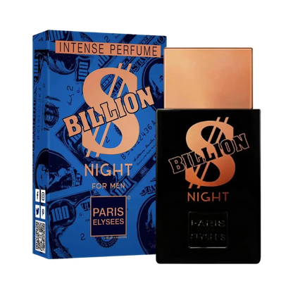 Billion Night For Men Eau de Toilette Masculino - Paris Elysees - Universo do Perfume