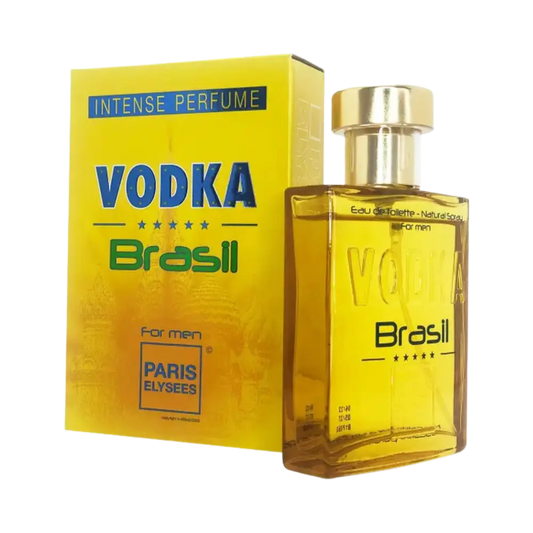 Vodka Brasil Amarelo For Men Eau de Toilette Masculino - Paris Elysees - Universo do Perfume