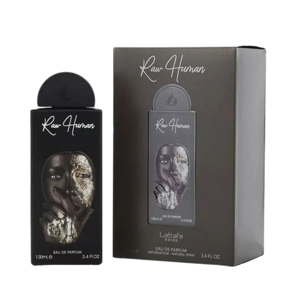 Raw Human Eau de Parfum Unissex - Lattafa - Universo do Perfume