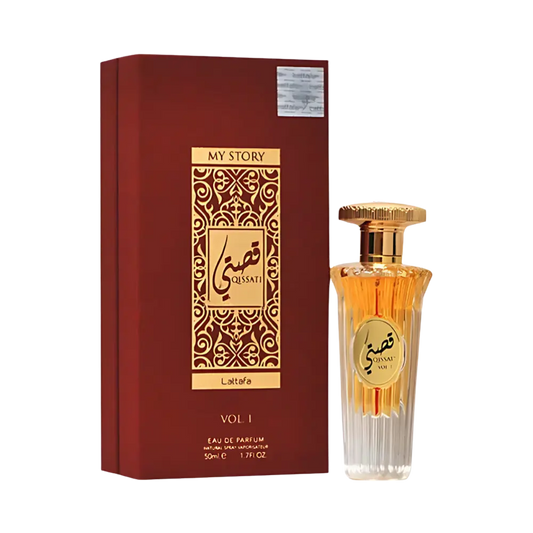 My Story Qissati Vol I Eau de Parfum Unissex - Lattafa - Universo do Perfume
