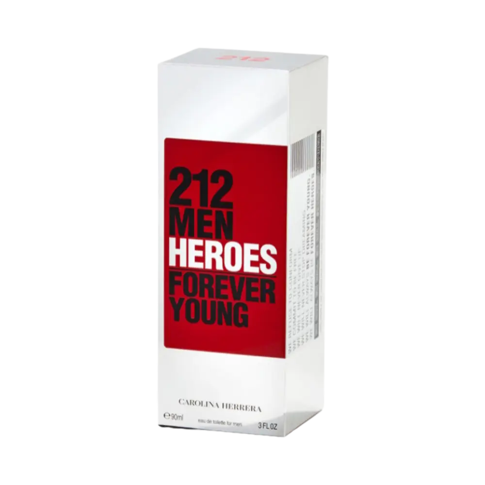212 Men Heroes Eau de Toilette Masculino - Carolina Herrera - Universo do Perfume
