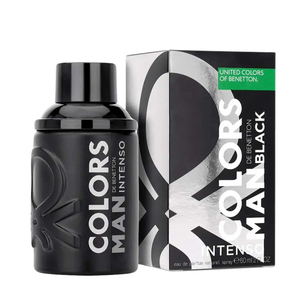 Colors Man Black Intenso Eau de Parfum Masculino - Benetton - Universo do Perfume