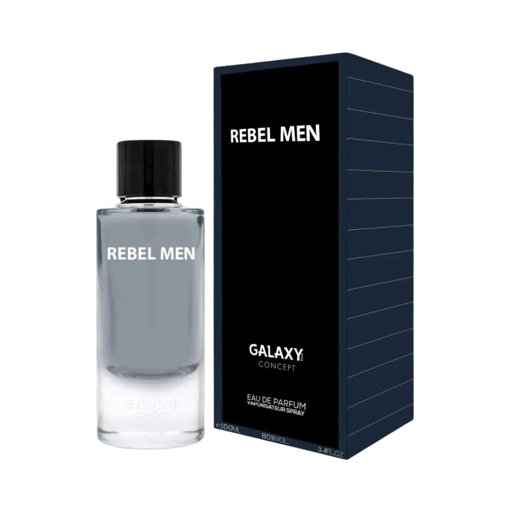Rebel Men Eau de Parfum Masculino - Galaxy Plus - Universo do Perfume