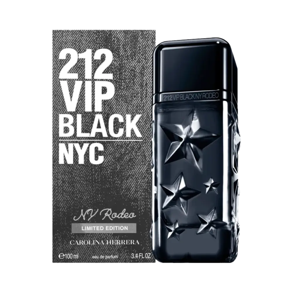 212 VIP Black Rodeo Limited Edition Eau de Parfum Masculino - Carolina Herrera - Universo do Perfume