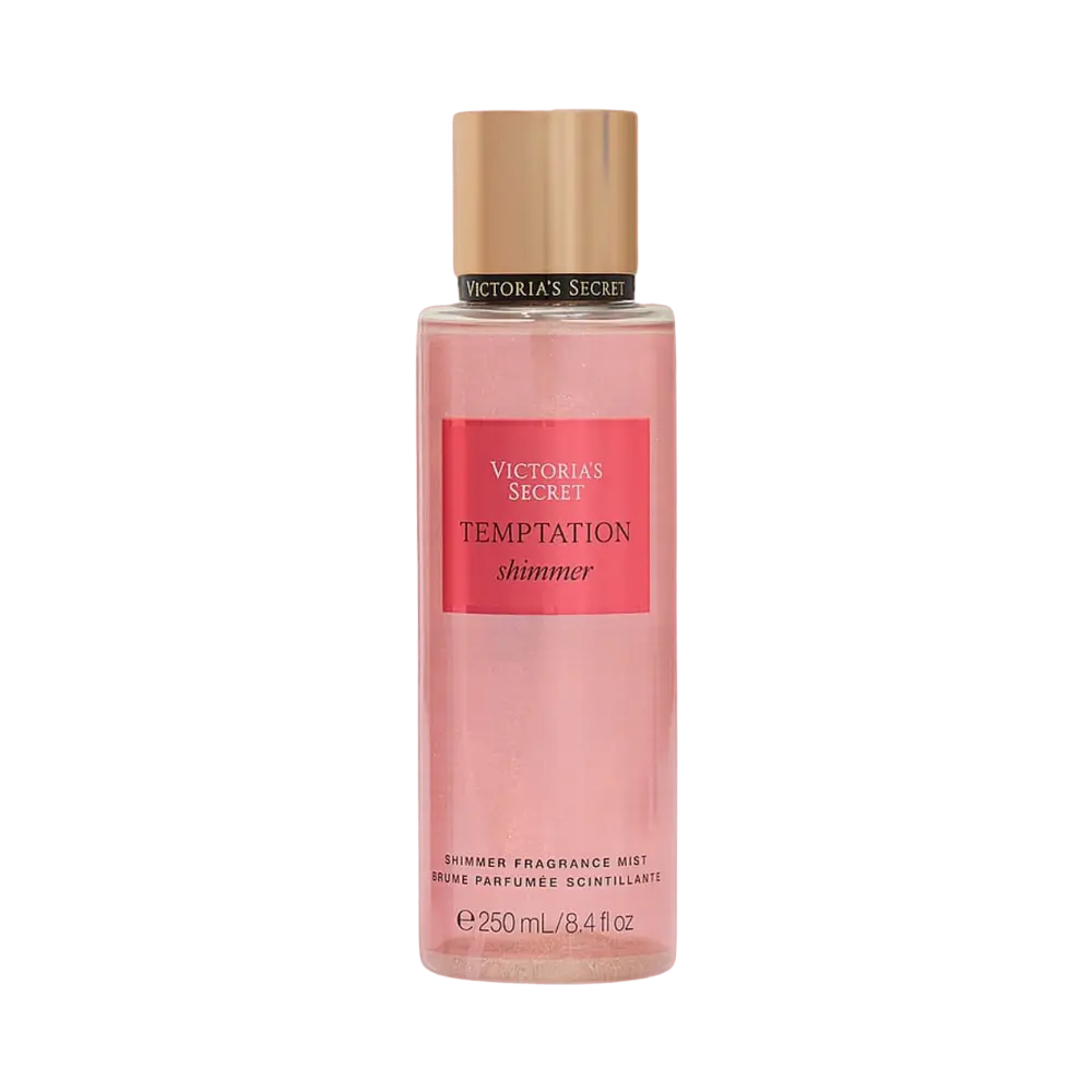 Body Splash Temptation Shimmer Frutada Floral Feminino - Victorias Secret - Universo do Perfume