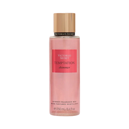 Body Splash Temptation Shimmer Frutada Floral Feminino - Victorias Secret - Universo do Perfume