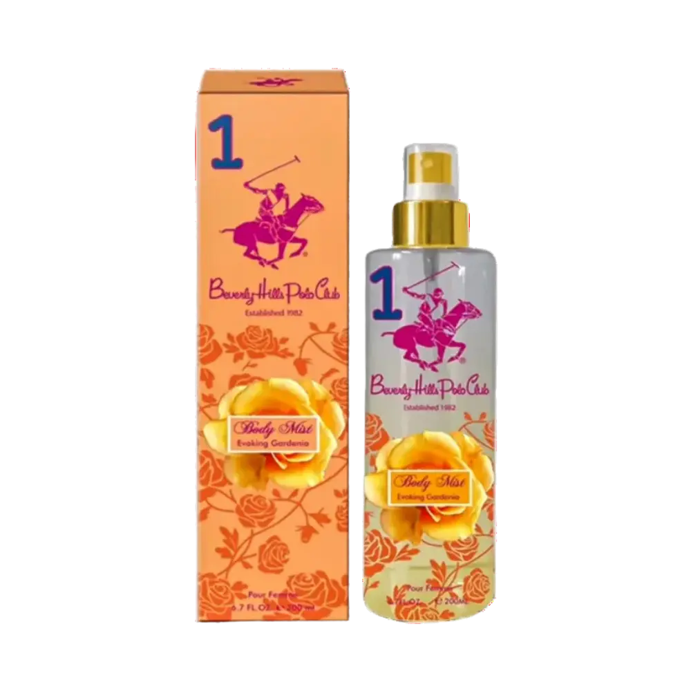 Polo Club 1 Body Mist Evoking Gardenia Pour Femme Body Mist Feminino - Giorgio Beverly Hills 200ml - Universo do Perfume
