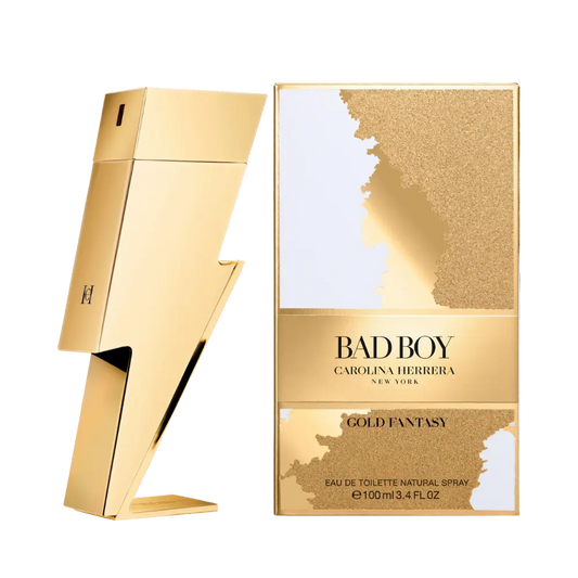 Bad Boy Gold Fantasy Eau de Toilette Masculino - Carolina Herrera - Universo do Perfume
