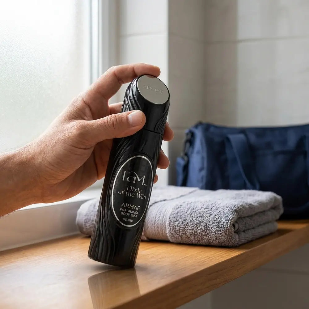 Body Mist I Am Elixir Of The Wild Masculino - Armaf - Universo do Perfume