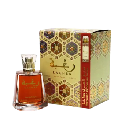 Raghba Eau de Parfum Unissex - Lattafa - Universo do Perfume