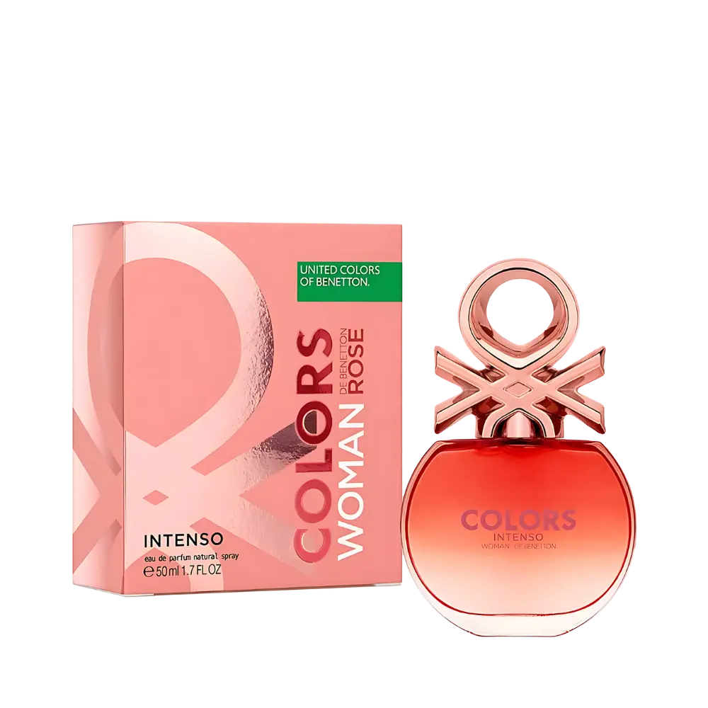 Colors Rose Intenso Eau de Parfum Feminino - Benetton - Universo do Perfume