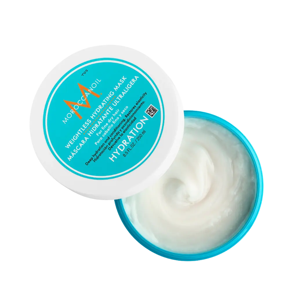 Weightless Hydrating Mask Tratamento Capilar para Cabelos Finos e Secos - Moroccanoil - Universo do Perfume