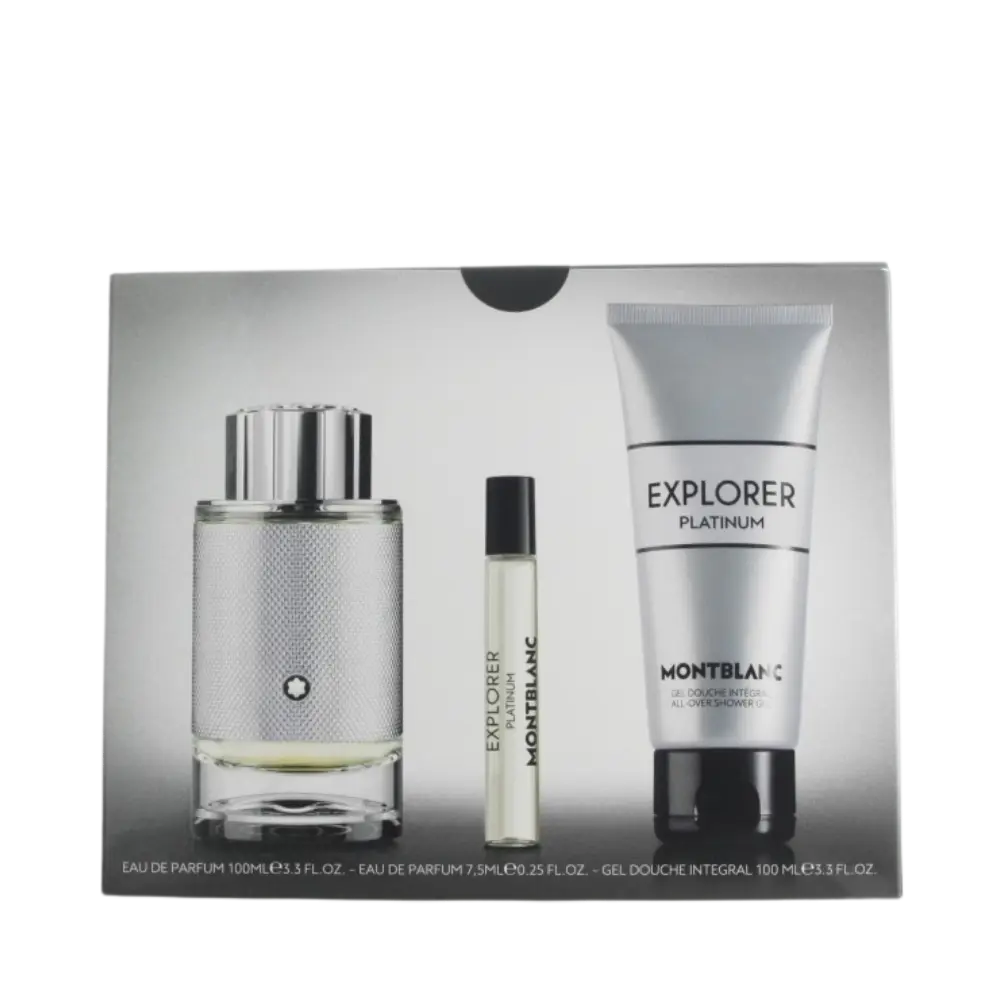 Kit Montblanc Explorer Platinum Masculino Eau de Parfum - Montblanc - Universo do Perfume