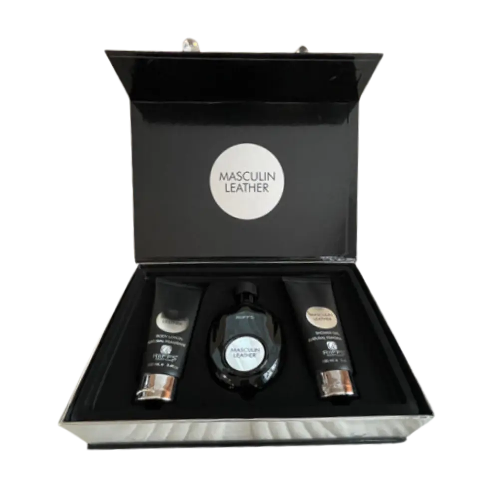 Kit Masculin Leather Eau de Parfum Masculino - Riiffs - Universo do Perfume