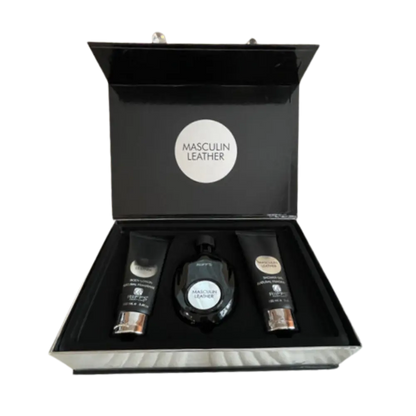 Kit Masculin Leather Eau de Parfum Masculino - Riiffs - Universo do Perfume
