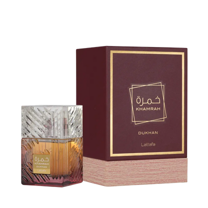 Khamrah Dukhan Eau de Parfum Unissex - Lattafa - Universo do Perfume