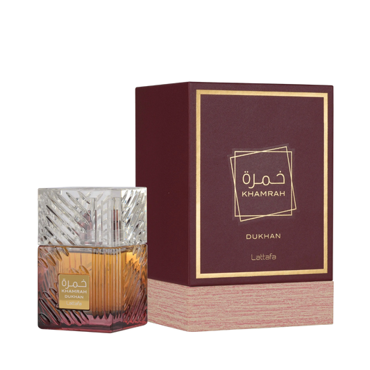 Khamrah Dukhan Eau de Parfum Unissex - Lattafa
