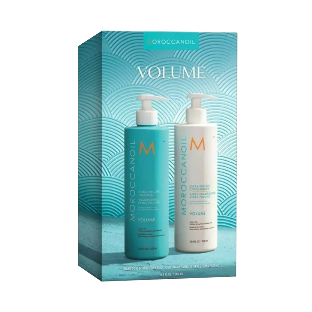 Kit Moroccanoil Volume Shampoo e Condicionador para Cabelos Finos - Moroccanoil - Universo do Perfume
