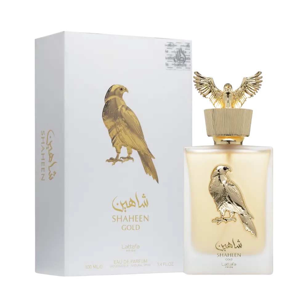 Shaheen Gold Eau de Parfum Unissex - Lattafa 100ml - Universo do Perfume