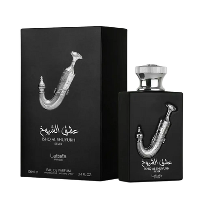Lattafa Ishq Al Shuyukh Silver Eau de Parfum Unissex - Lattafa 100ml - Universo do Perfume
