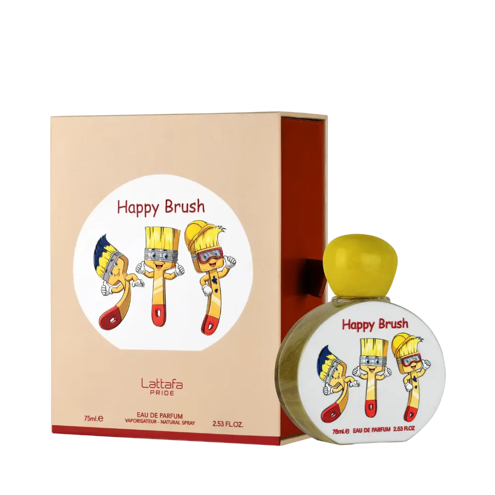 Happy Brush Lattafa Pride Kids Eau de Parfum Infantil - Lattafa 75ml - Universo do Perfume