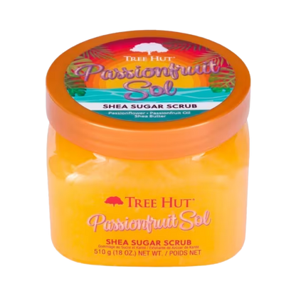 Passionfruit Sol Shea Sugar Scrub Esfoliante Corporal - Tree Hut - Universo do Perfume