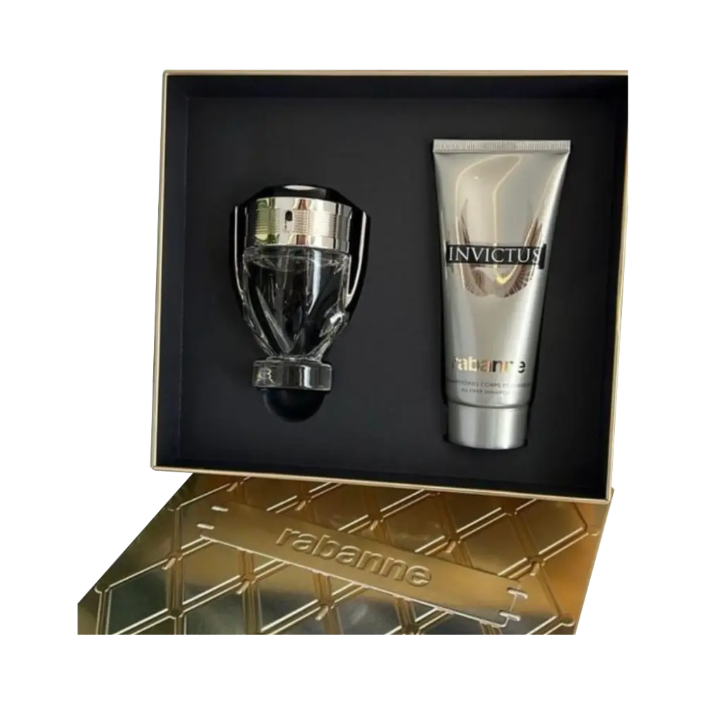Kit Invictus Masculino Eau de Toilette + All Over Shampoo - Paco Rabanne - Universo do Perfume